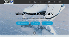 Desktop Screenshot of grazer-eislaufverein.at
